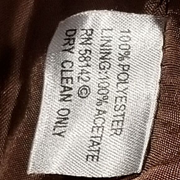 Anthracite Size 6 Blazer Jacket Brown Crepe 3D Black Floral Applique Blazer - Picture 6 of 8